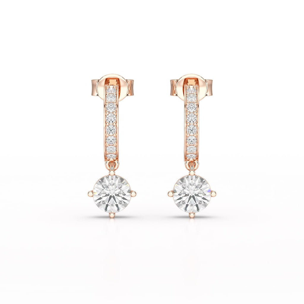 1.41 Carat Dangle Earrings