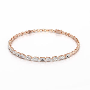 Fancy Shape Tennis Bracelet