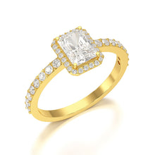 Load image into Gallery viewer, 3.61 Carat Radiant Halo Ring