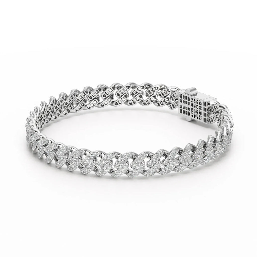 4.66 Carats Round Diamond Bracelet