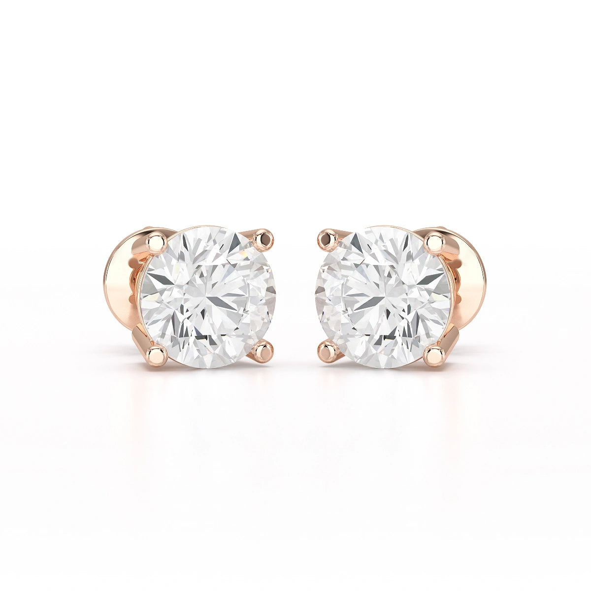 Round Diamond Studs