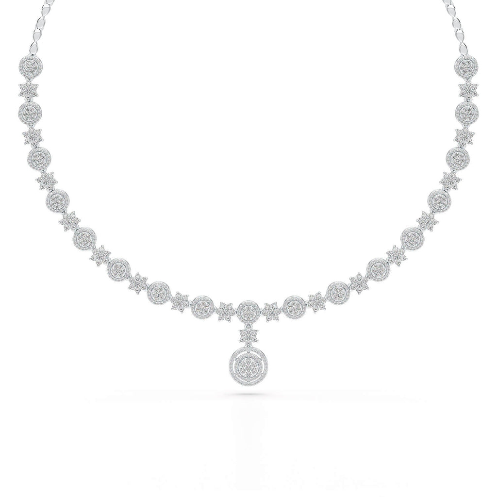 4.27 Carat Round Necklace