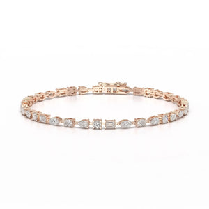 Fancy Shape Tennis Bracelet