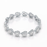 17.4 Carat Heart Shape Bracelet