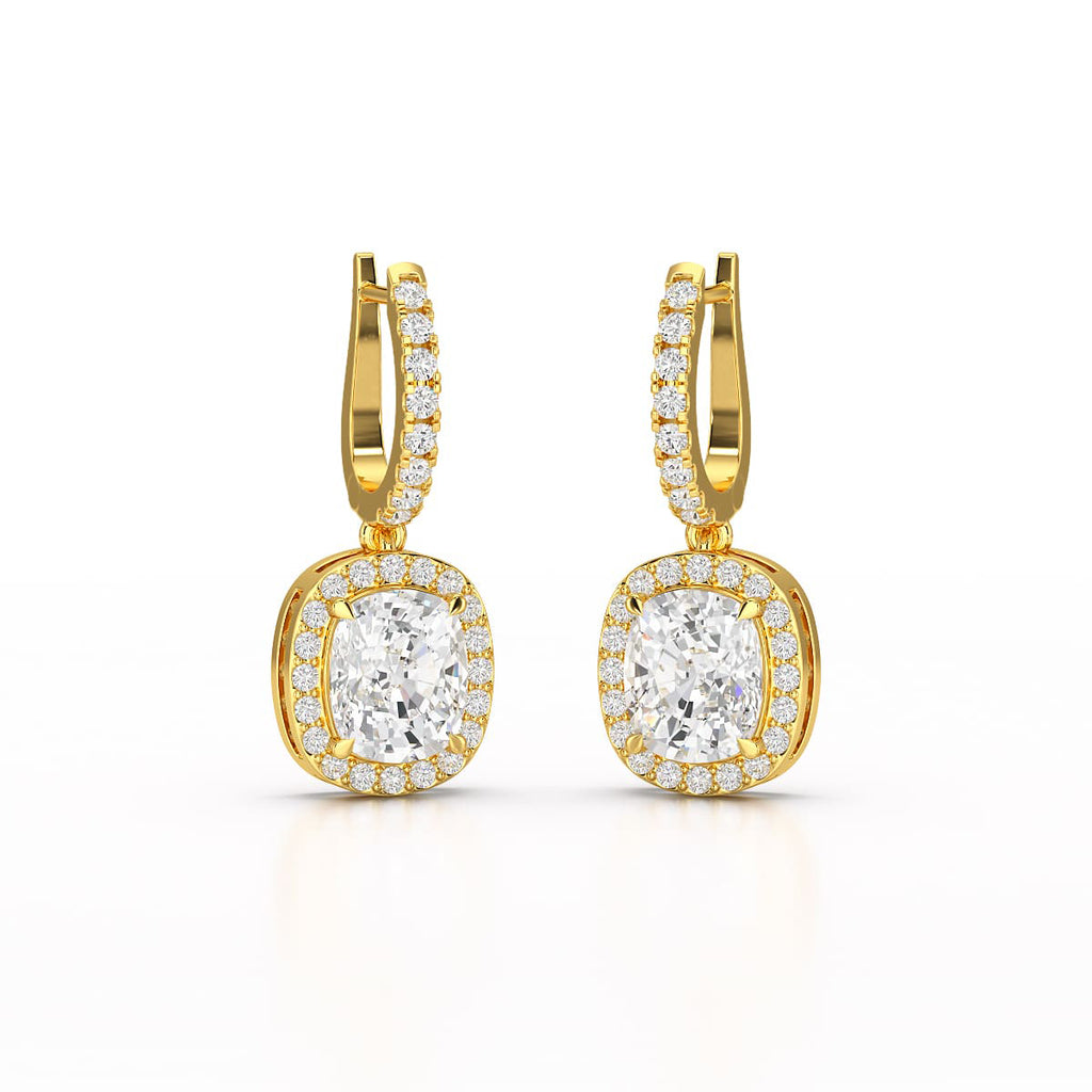 2.34 Carat Fancy Shape Earrings
