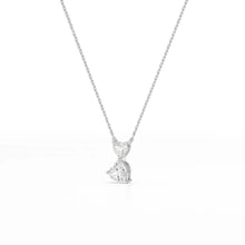 Load image into Gallery viewer, Double Heart Cut Pendant