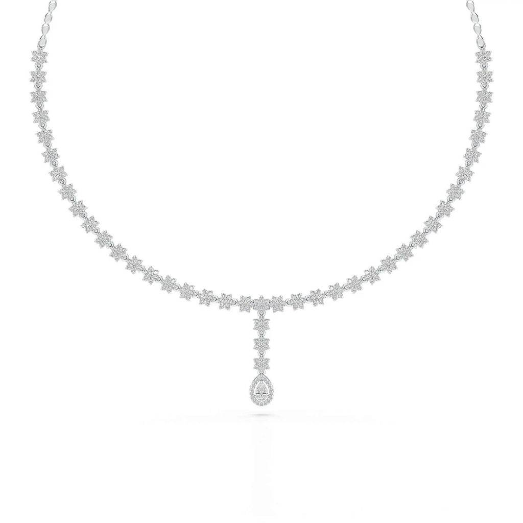 4.97 Carat Pear Necklace