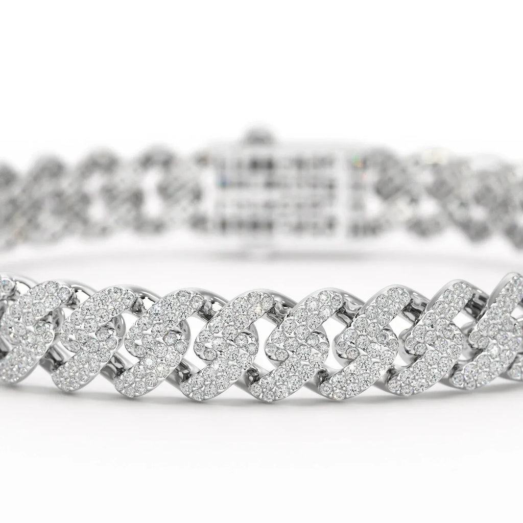 4.66 Carats Round Diamond Bracelet