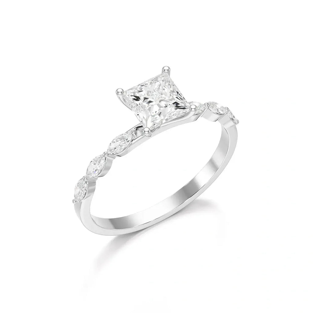 Princess & Marquise Ring
