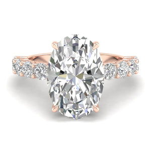 3 Carat Oval Solitaire Ring