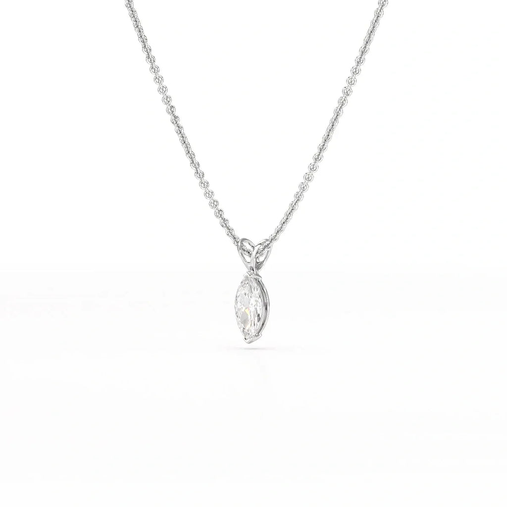 1 Carat Marquise Solitaire Pendant