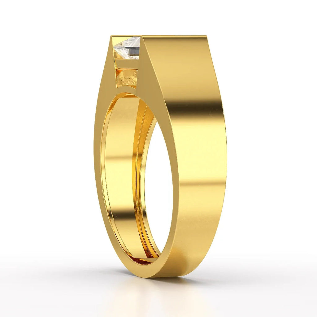 Princess Cut Men’s Ring