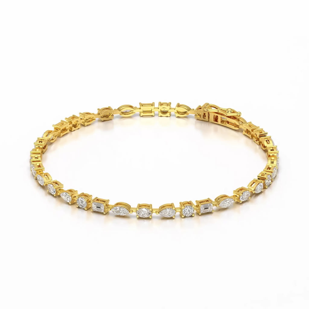 Fancy Shape Tennis Bracelet