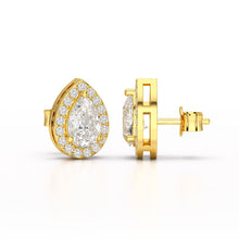 Load image into Gallery viewer, 1.27 Carat Pear Shape Studs