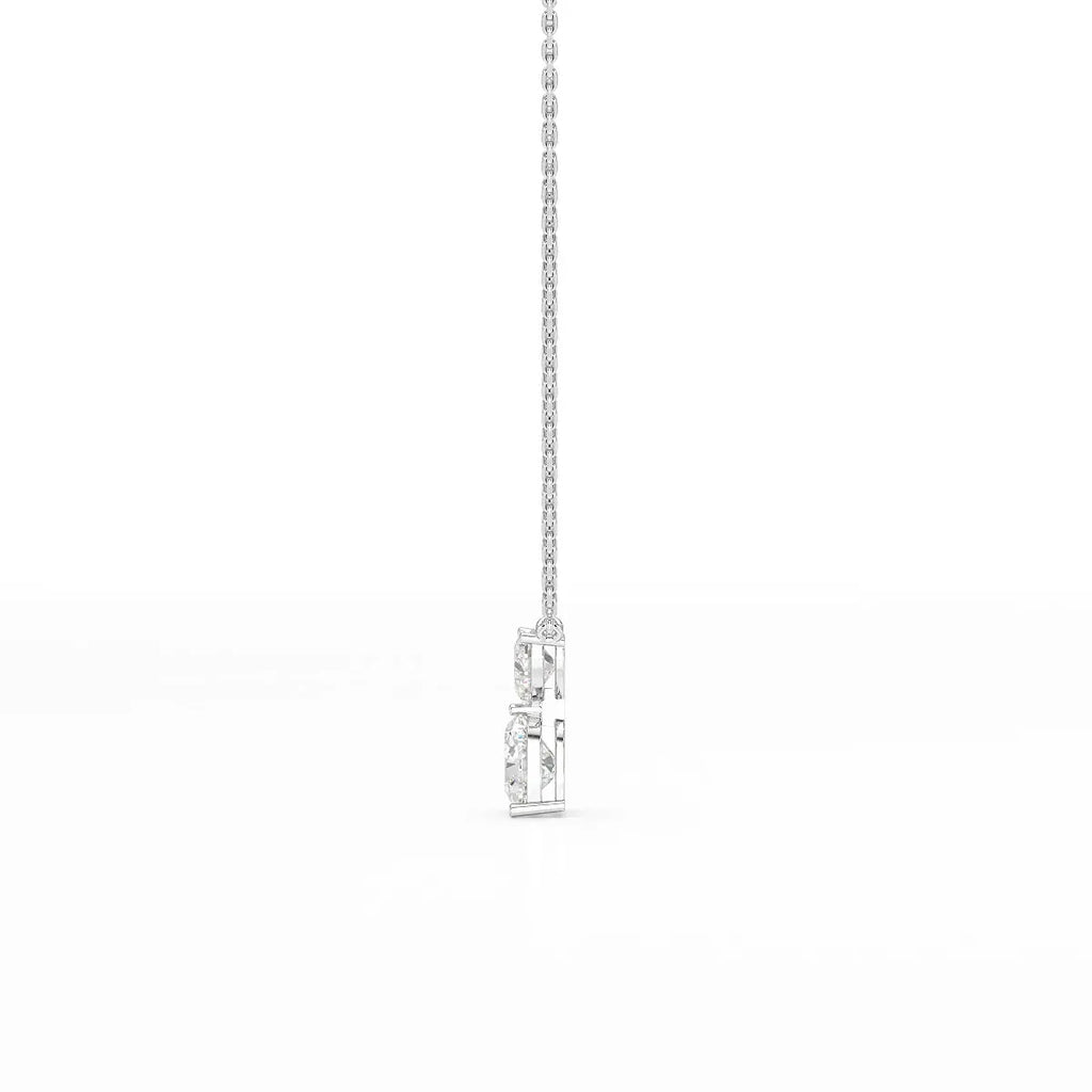 Double Heart Cut Pendant