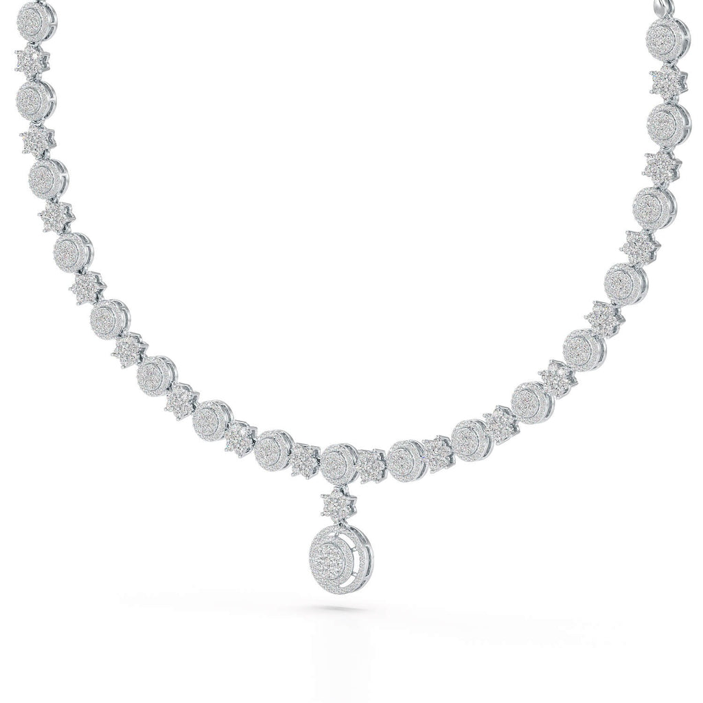 4.27 Carat Round Necklace
