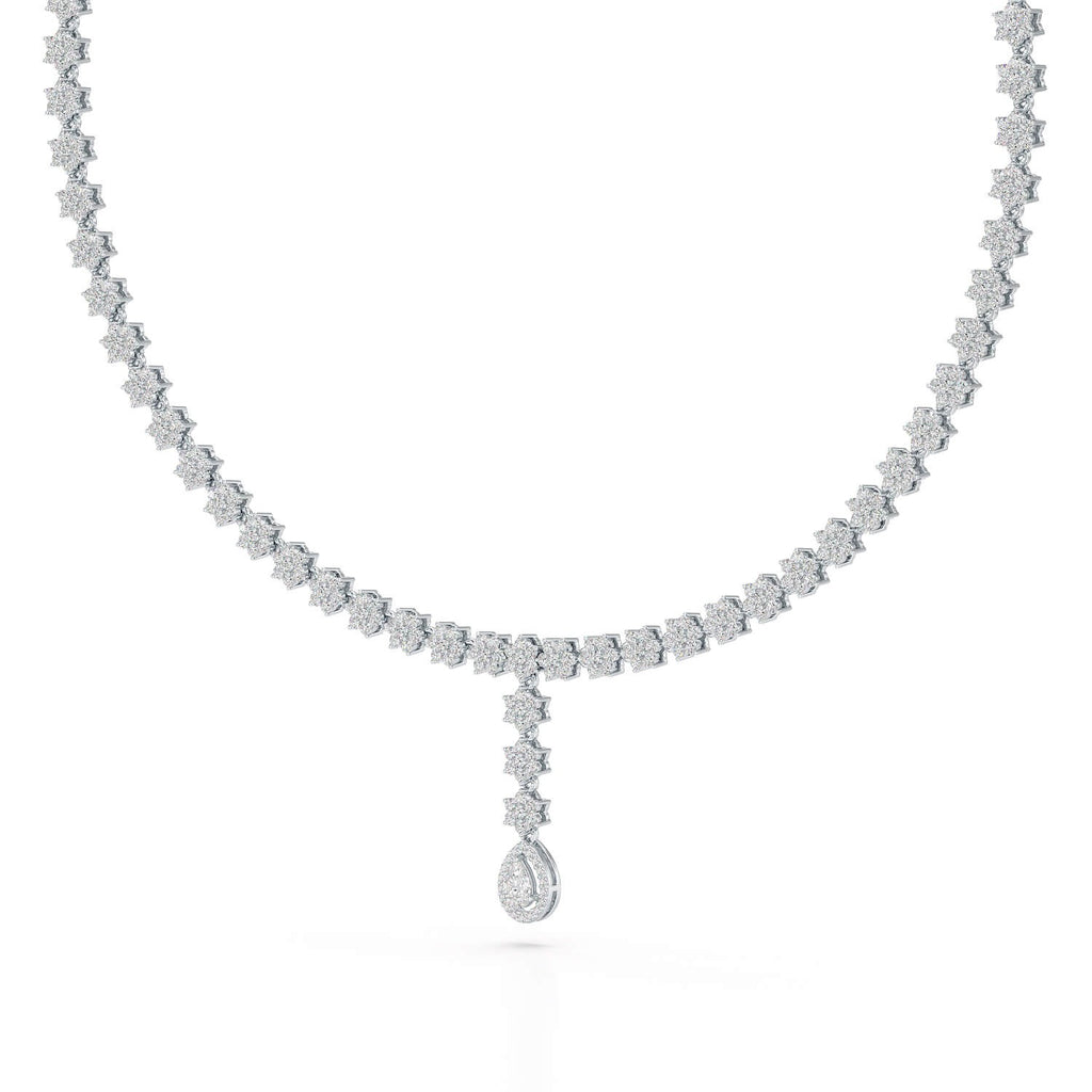 4.97 Carat Pear Necklace