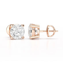 Load image into Gallery viewer, 2 Carat Round Studs