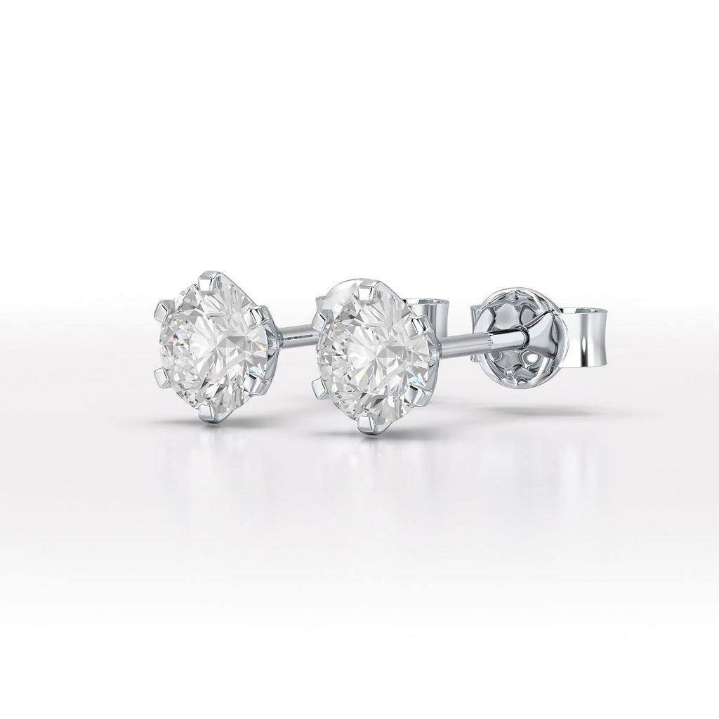 1.68 Carat Round Studs