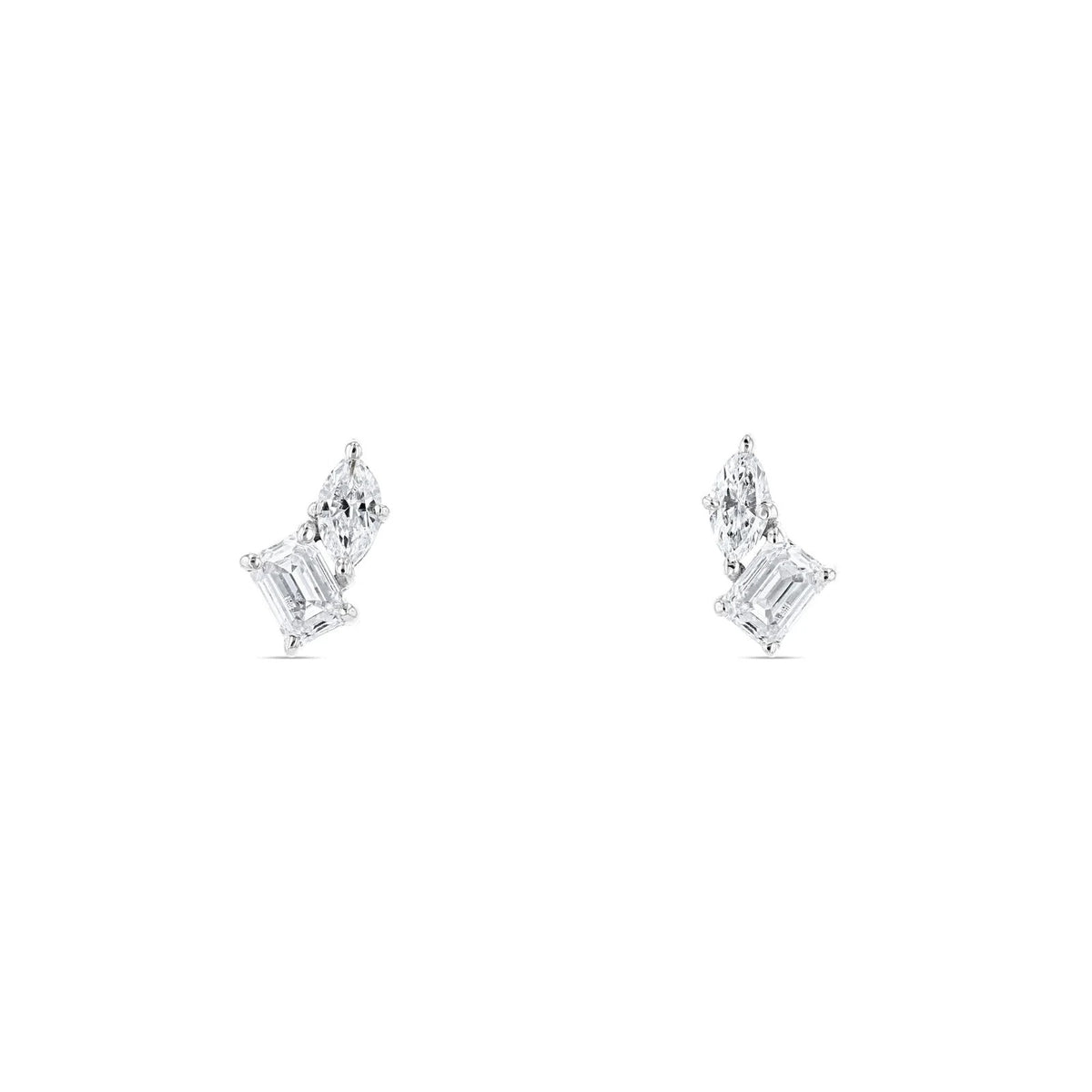 Twin Marquise Studs