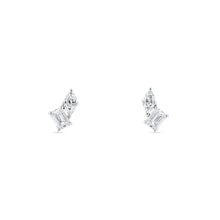 Load image into Gallery viewer, Twin Marquise Studs