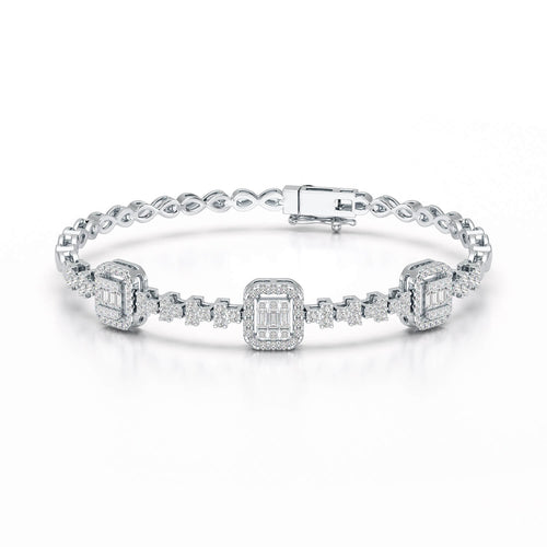 1.13 Carat Baguette Bracelet