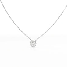 Load image into Gallery viewer, 0.60 Carat Round Halo Pendant