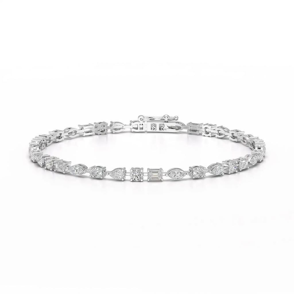Fancy Shape Tennis Bracelet