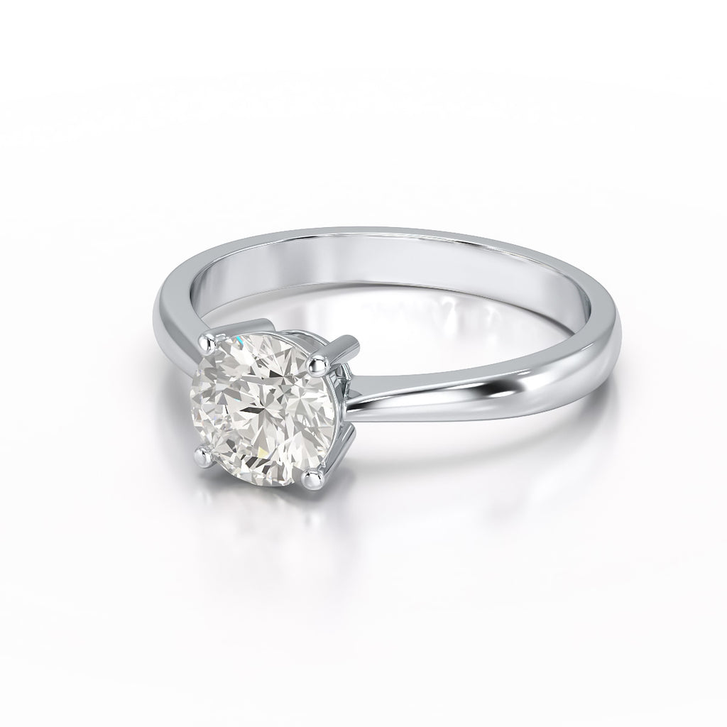 1 Carat Round Solitaire