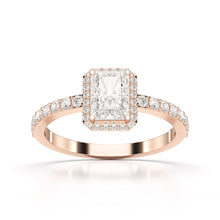 Load image into Gallery viewer, 3.61 Carat Radiant Halo Ring