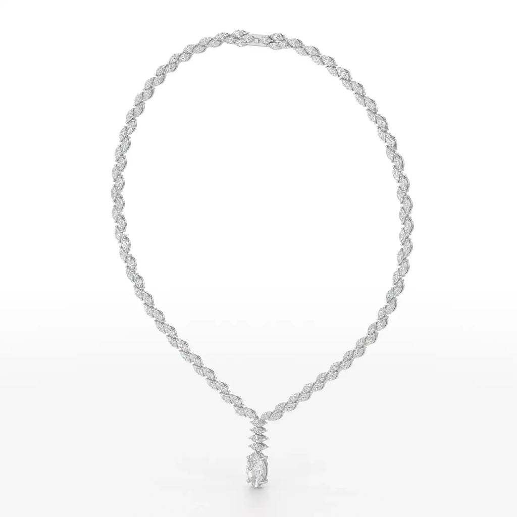 19.9 Carat Marquise Necklace
