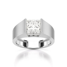 Load image into Gallery viewer, Princess Cut Men’s Ring