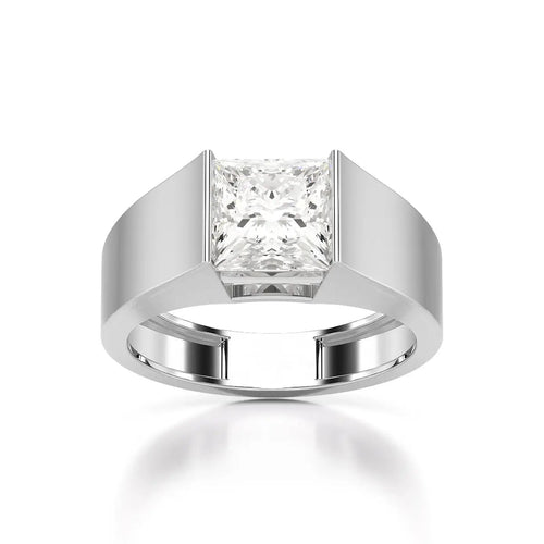 3 Carat Princess Cut Men’s Ring
