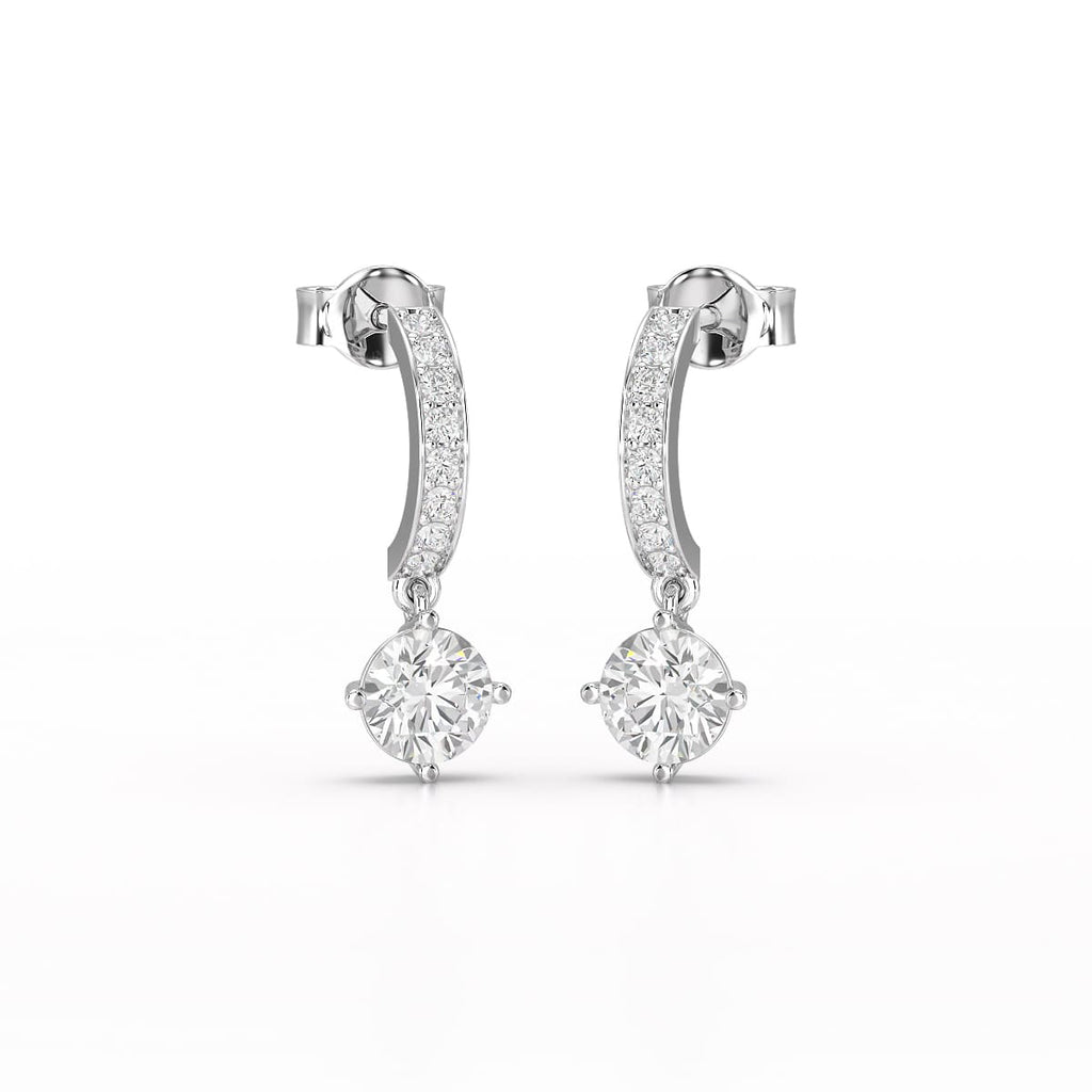 1.41 Carat Dangle Earrings