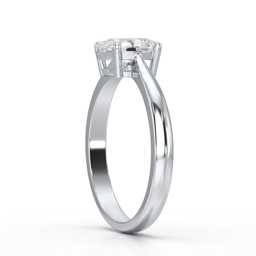 1 Carat Oval Shape Solitaire