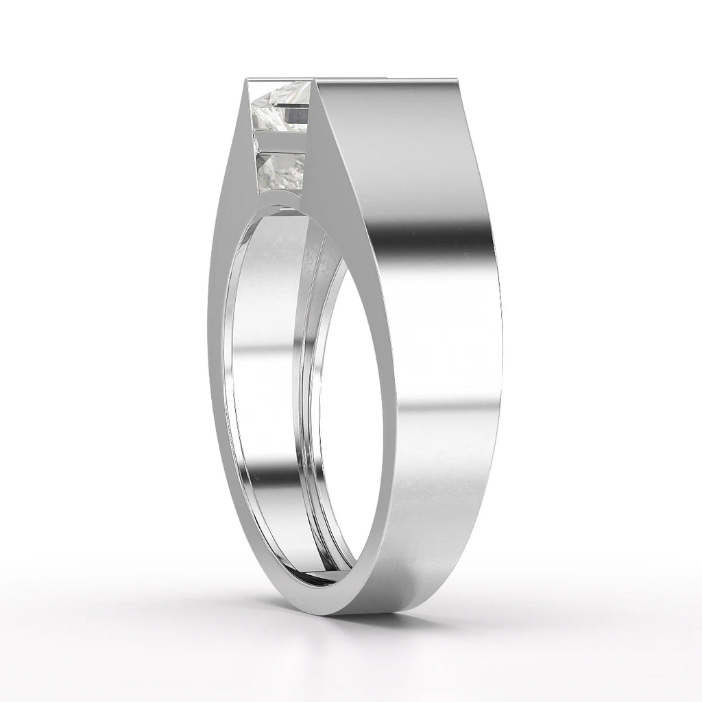 Princess Cut Men’s Ring