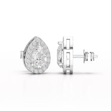 Load image into Gallery viewer, 1.27 Carat Pear Shape Studs