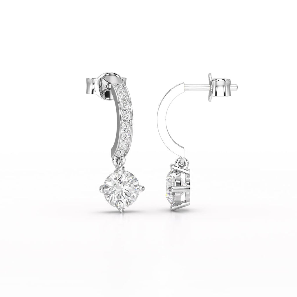 1.41 Carat Dangle Earrings