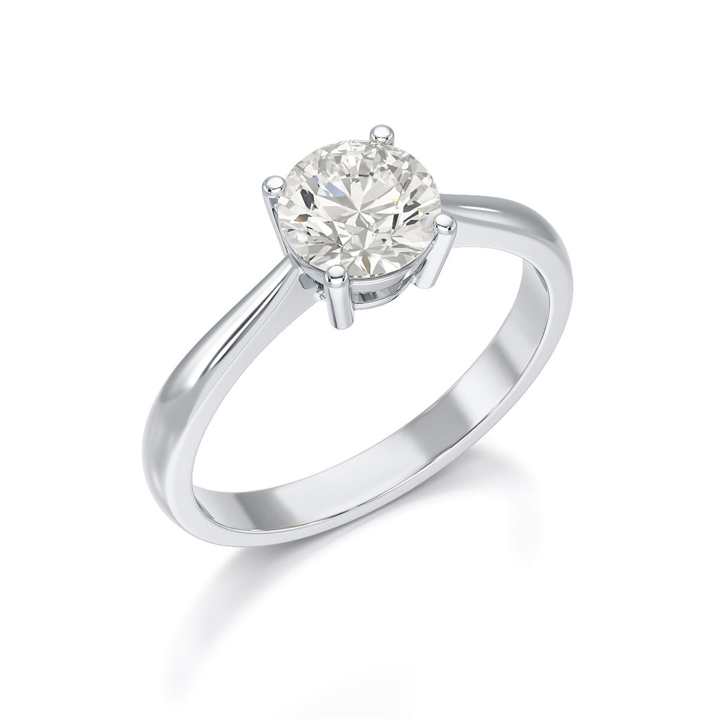 1 Carat Round Solitaire