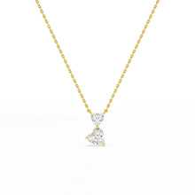 Load image into Gallery viewer, Double Heart Cut Pendant