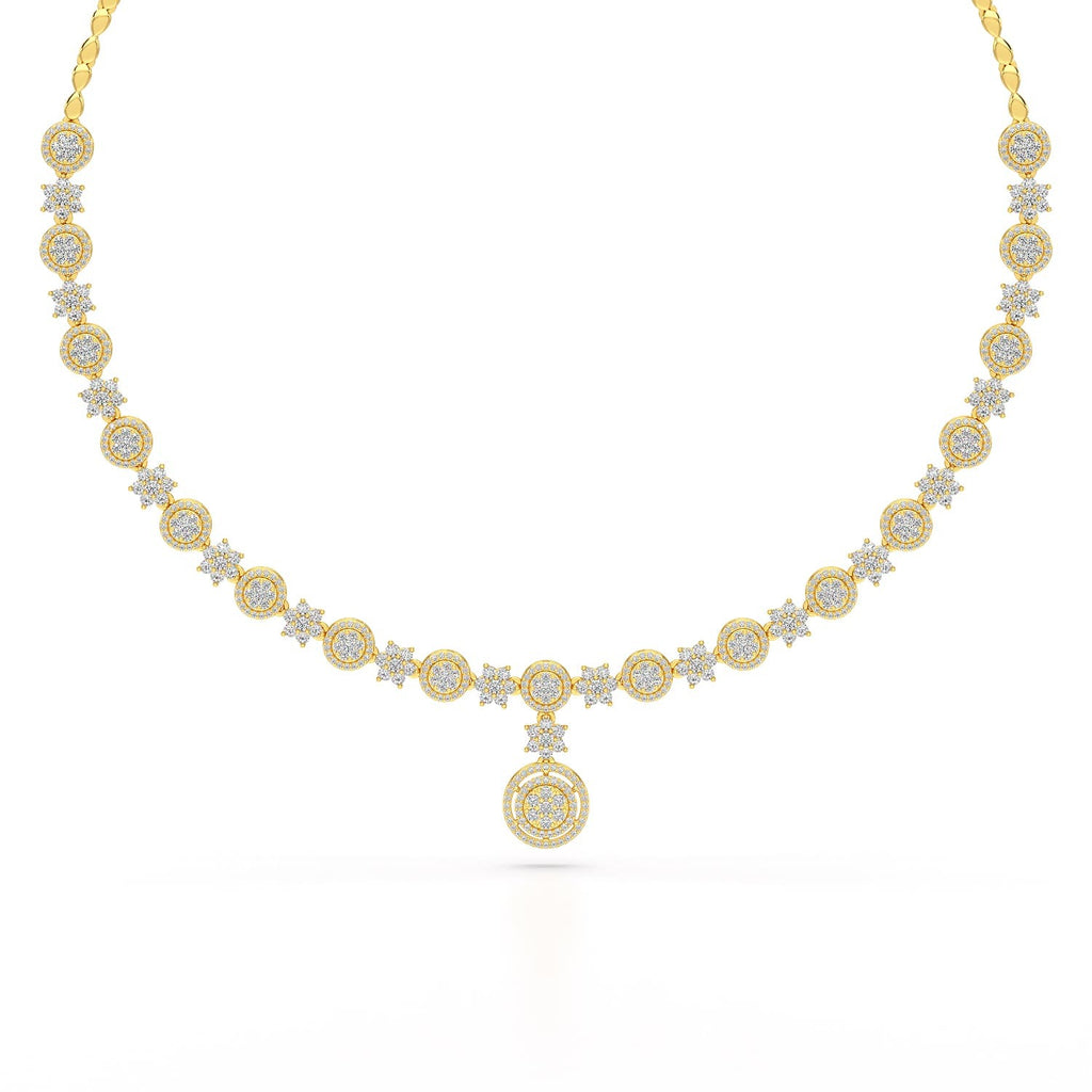 4.27 Carat Round Necklace
