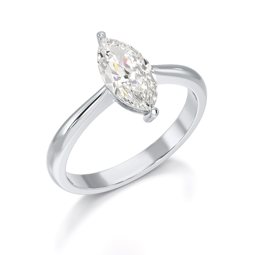 1 Carat Marquise Shape Solitaire