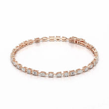 Load image into Gallery viewer, Fancy Shape Tennis Bracelet