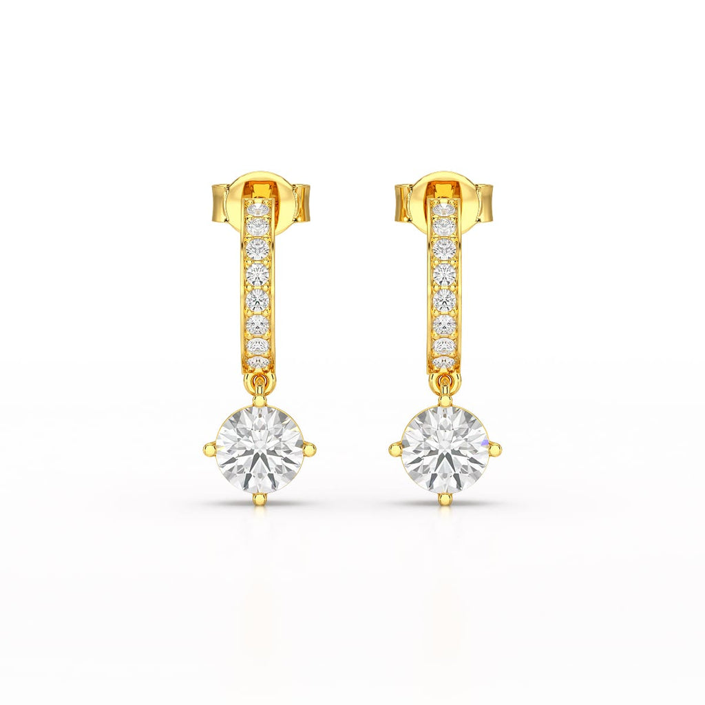 1.41 Carat Dangle Earrings