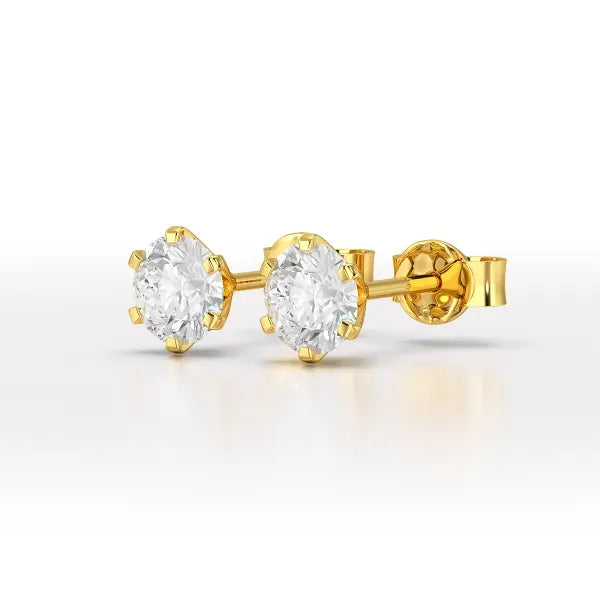 1.68 Carat Round Studs