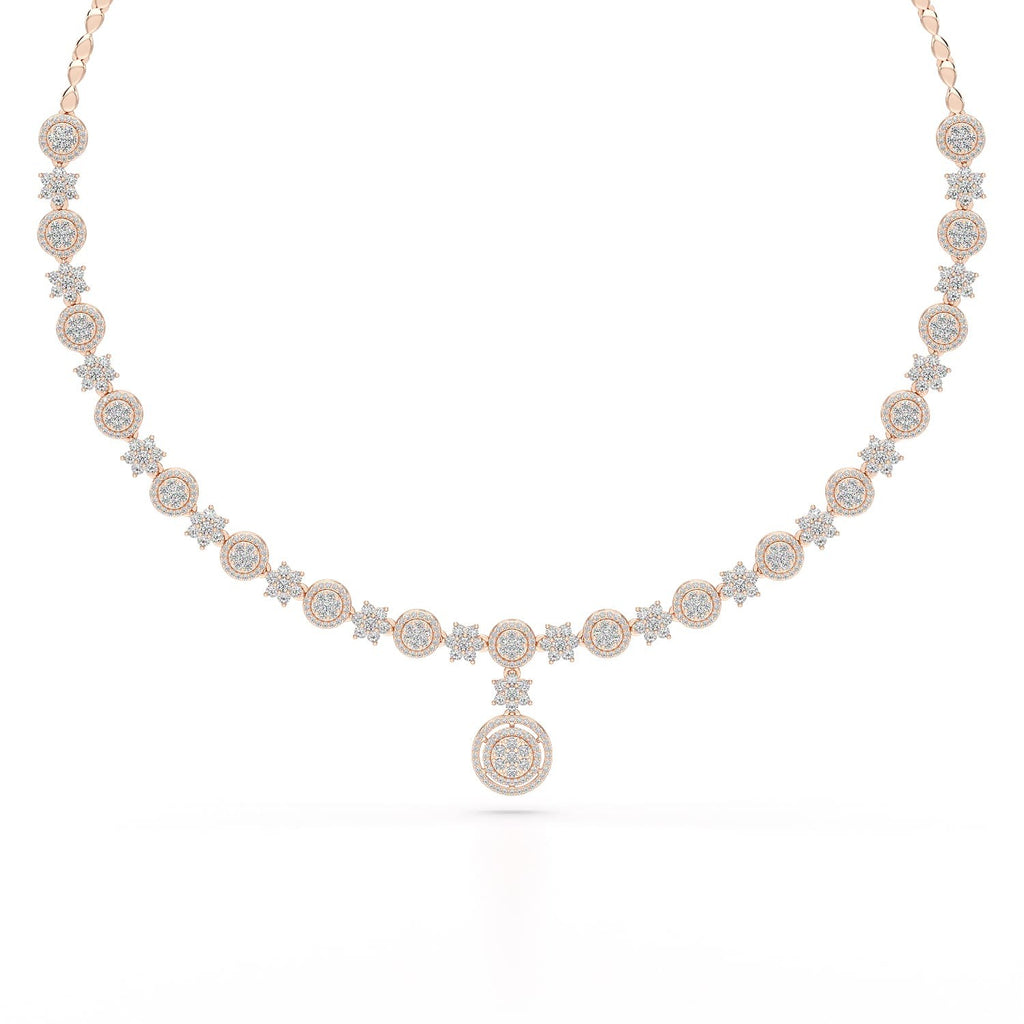 4.27 Carat Round Necklace