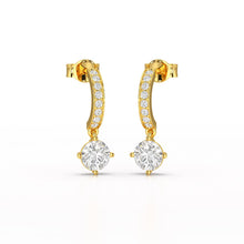 Load image into Gallery viewer, 1.41 Carat Dangle Earrings