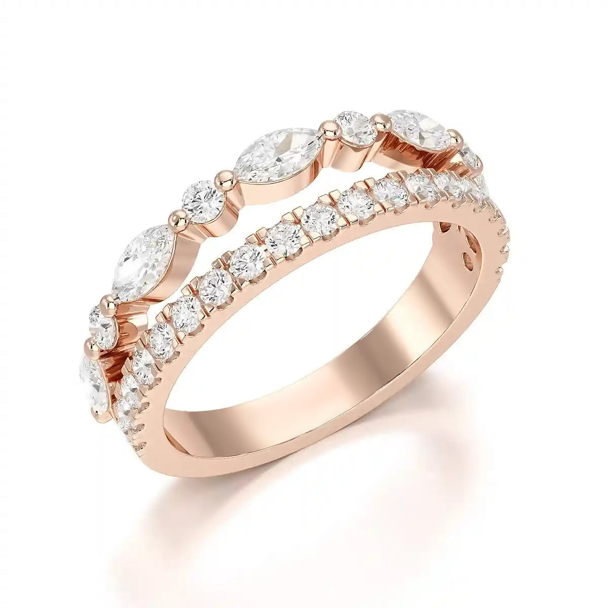 Marquise & Round Ring