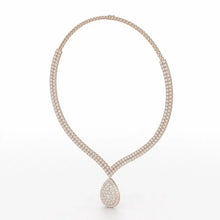 Load image into Gallery viewer, 23.5 Carat Round Diamonds Necklace