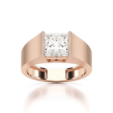 Load image into Gallery viewer, Princess Cut Men’s Ring